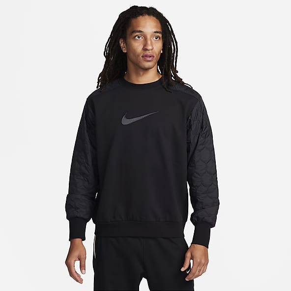 Mens Black Hoodies Pullovers. Nike